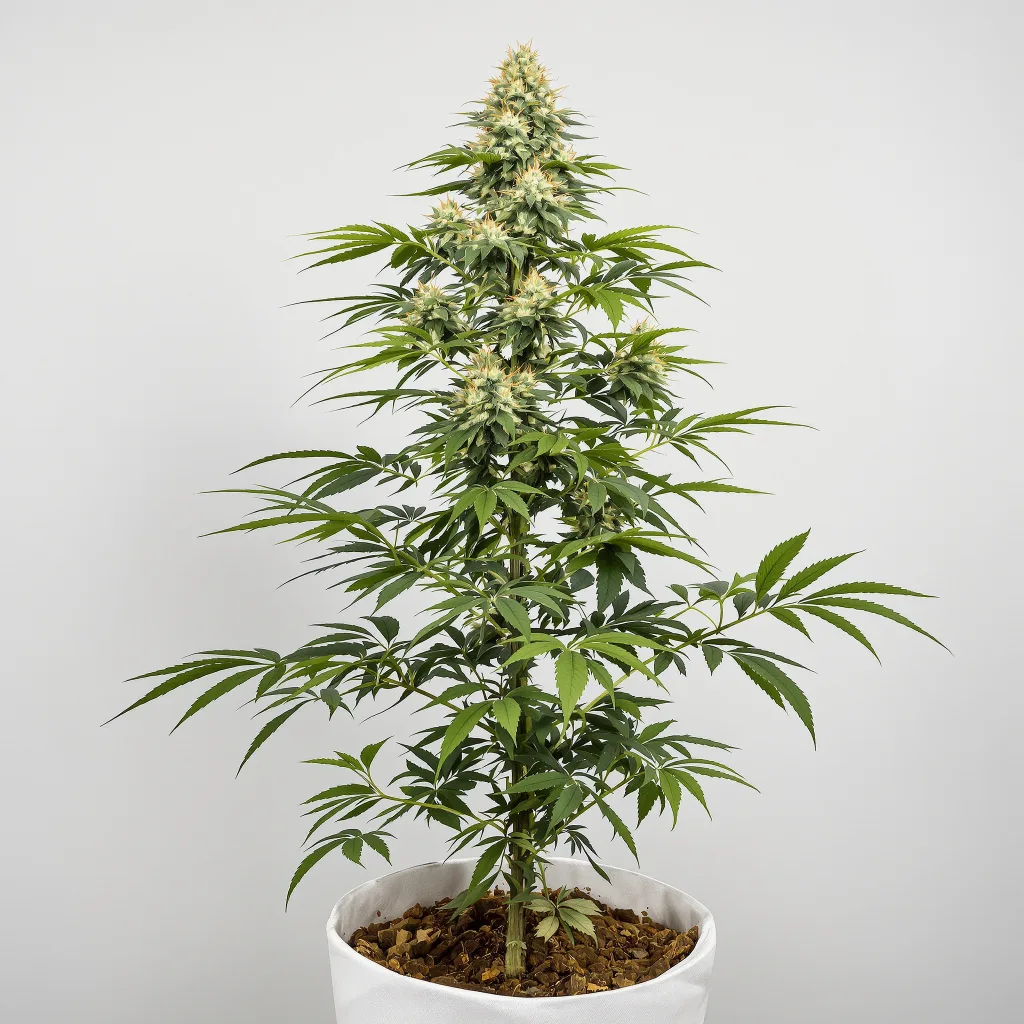 Cotton Candy Kush 50% indica / 50% sativa flower with visible trichomes