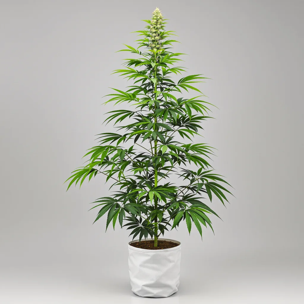 Critical Crack 15% indica / 85% sativa flower with visible trichomes