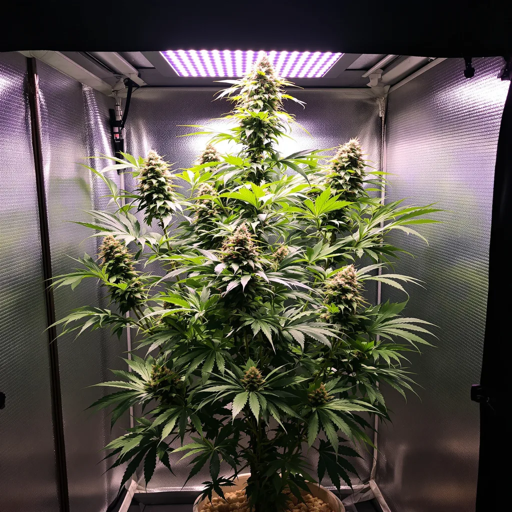 Critical Crack cannabis plant in flowering stage — 150-200 cm feminized