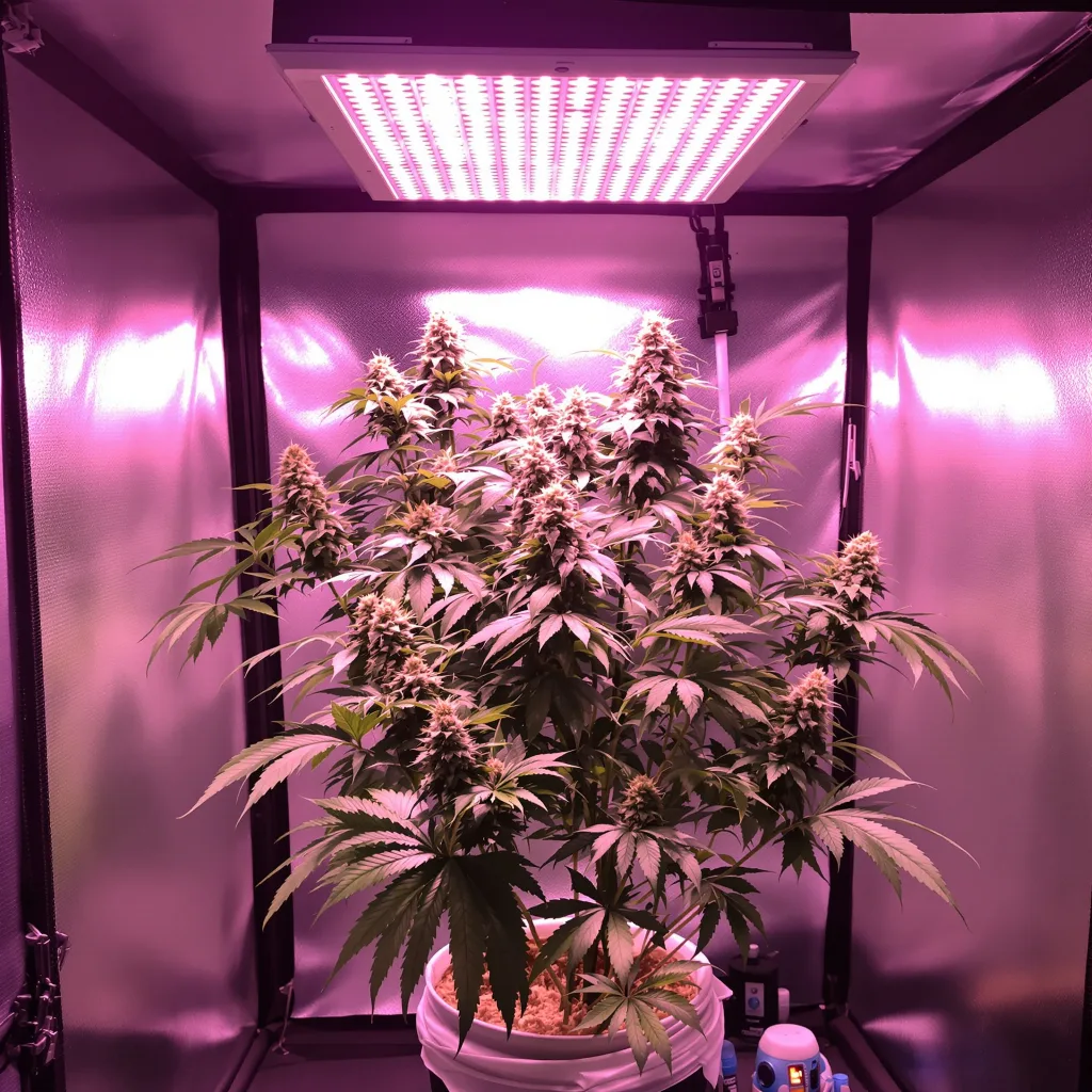 Critical Glue cannabis plant in flowering stage, 60-100 cm autoflower