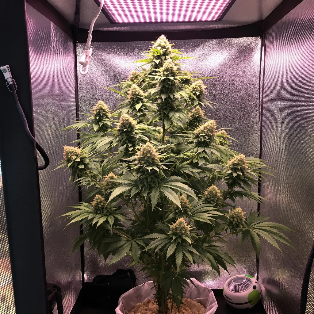 Critical Jack cannabis plant in flowering stage, 60-100 cm autoflower
