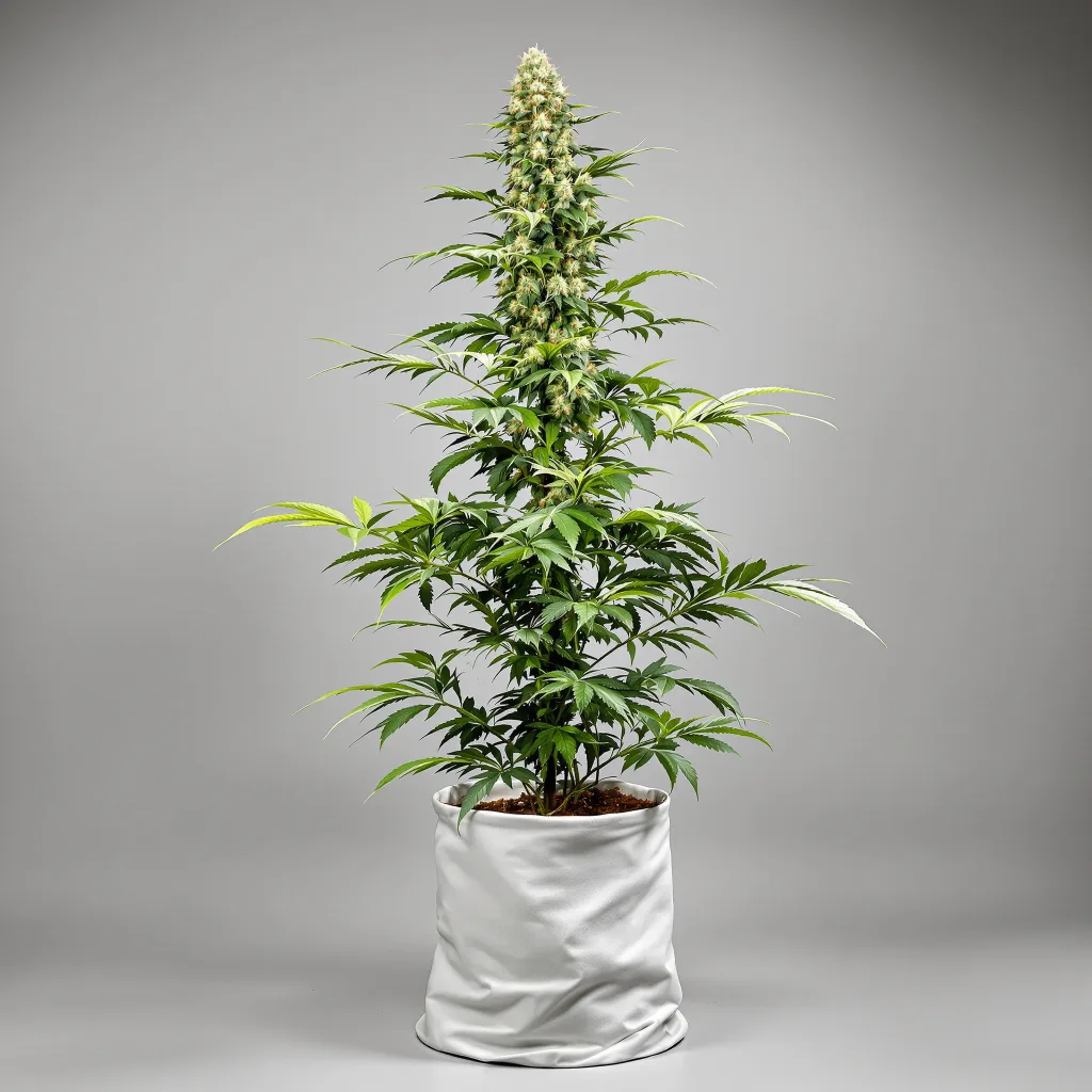 Critical Jack 50% indica / 50% sativa flower with visible trichomes