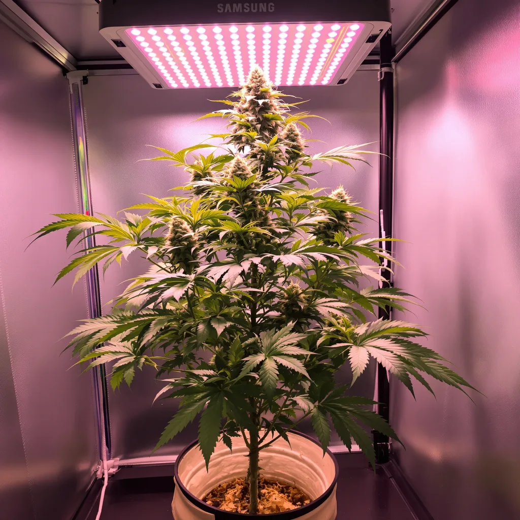 Crown Royale cannabis plant in flowering stage, 60-100 cm autoflower