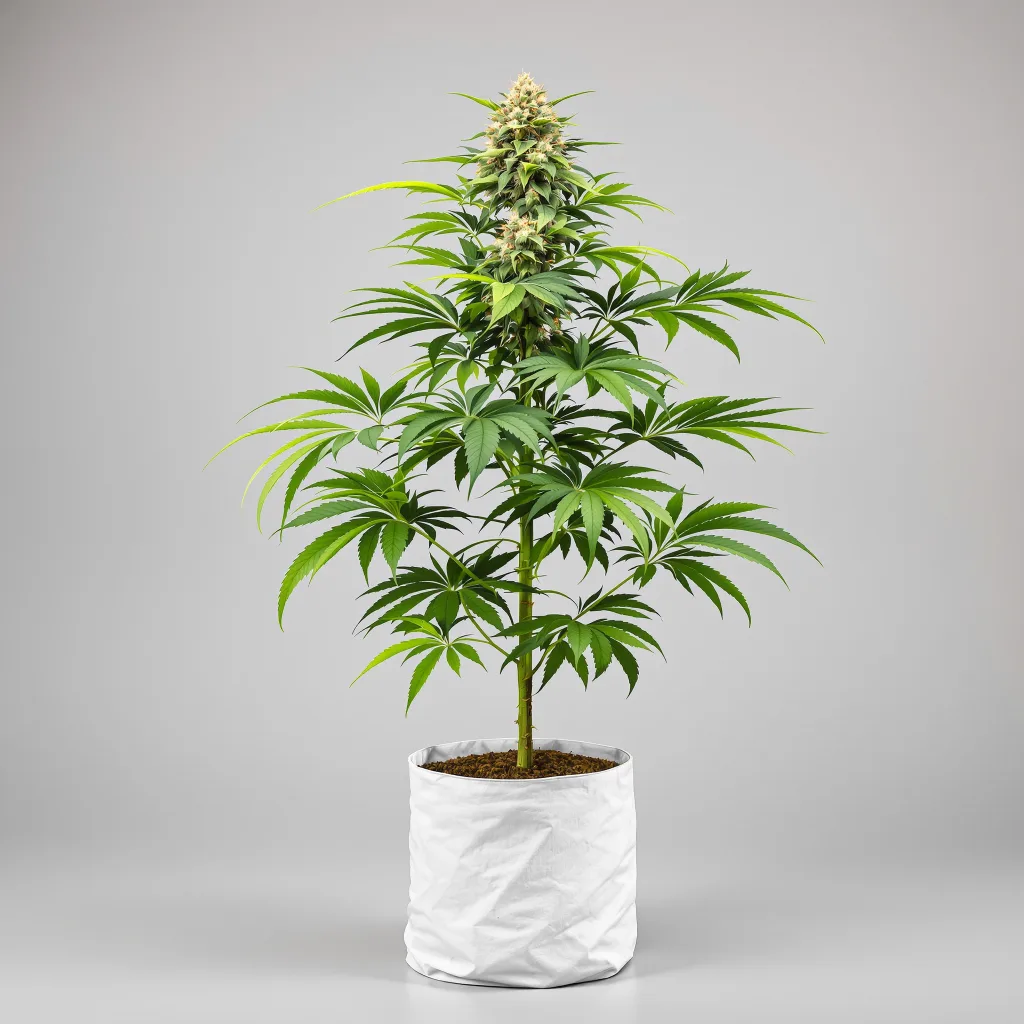 Death Bubba 70% indica / 30% sativa flower with visible trichomes