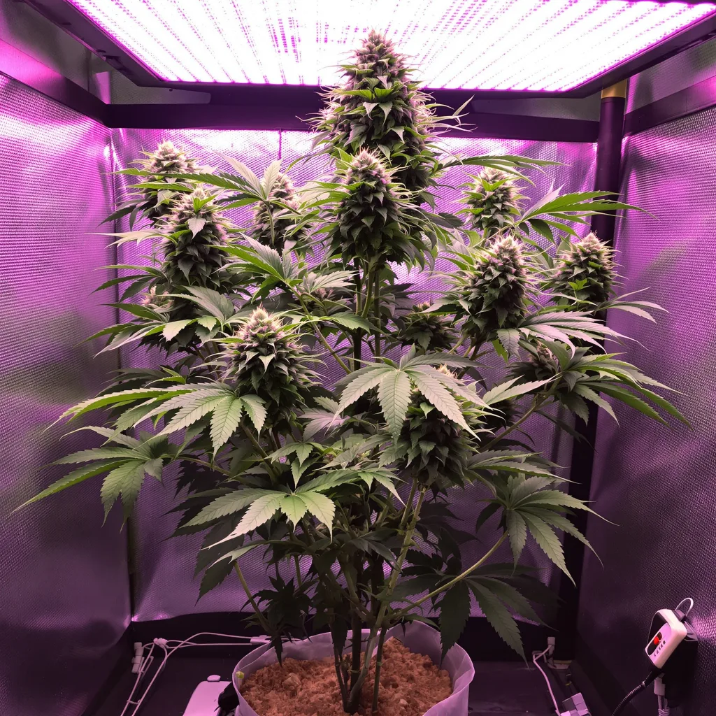 Death Bubba cannabis plant in flowering stage — 90-130 cm feminized