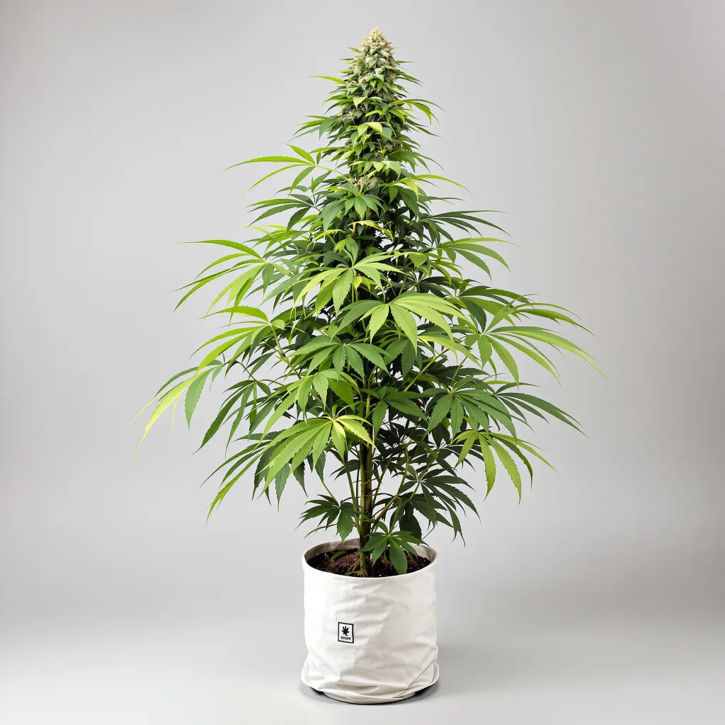 Dizzy OG 16% indica / 84% sativa flower with visible trichomes