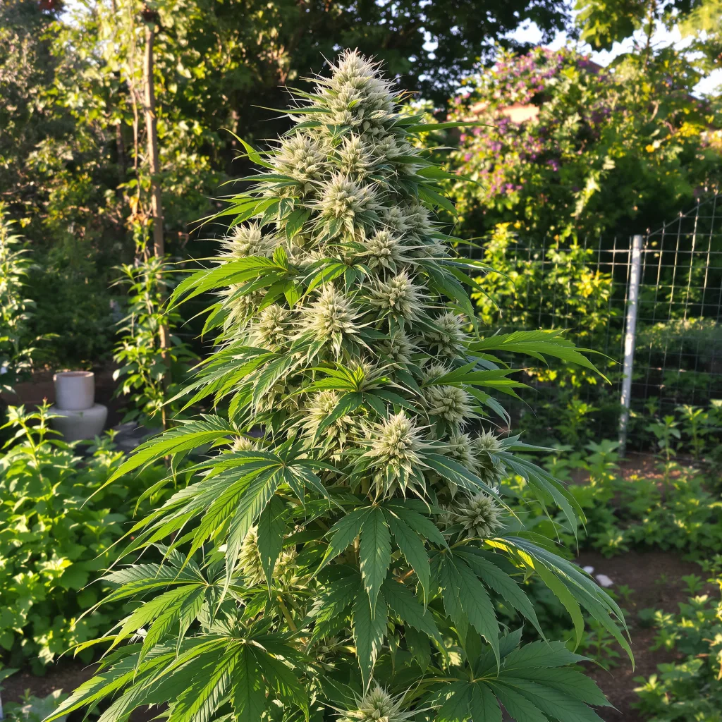 Durban Poison cannabis plant in flowering stage — 150-200 cm feminized