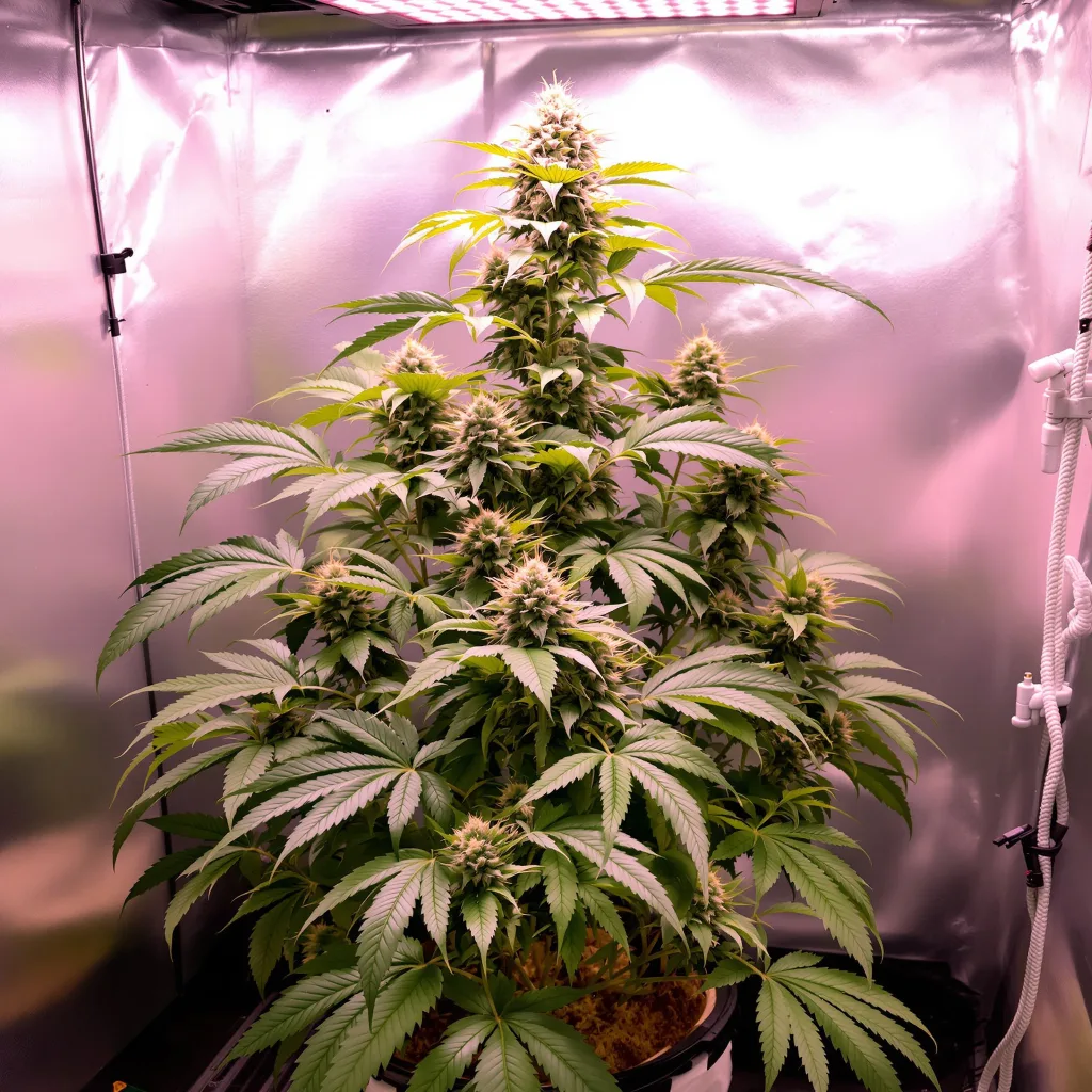 El Chapo OG cannabis plant in flowering stage, 60-100 cm autoflower