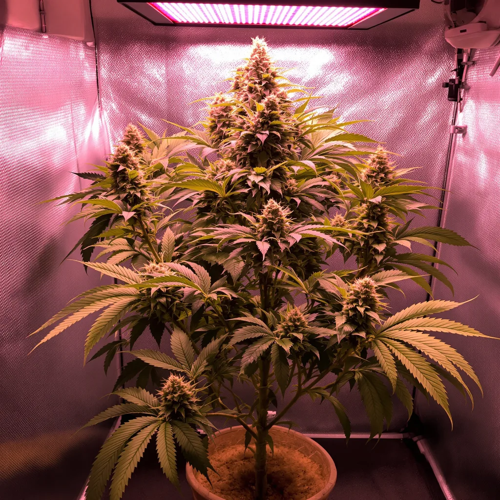 Everlast cannabis plant in flowering stage, 90-130 cm feminized