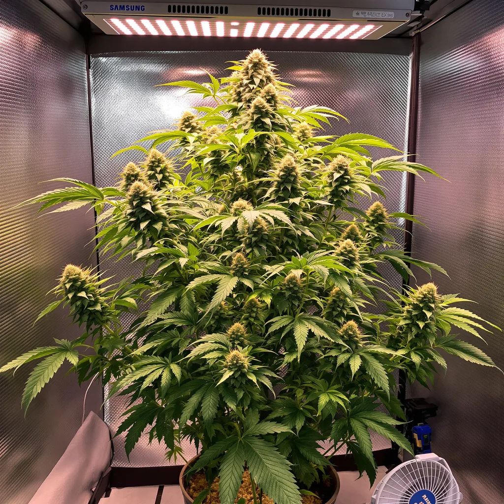 Ewok cannabis plant in flowering stage, 120-180 cm feminized