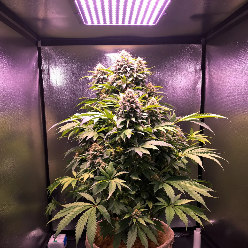 Fat Purple cannabis plant in flowering stage — 90-130 cm feminized