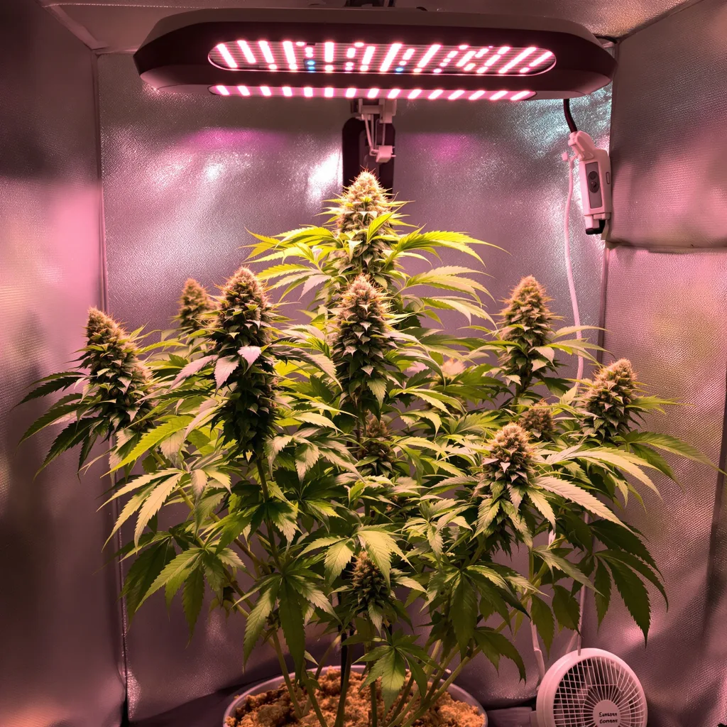 G13 Widow cannabis plant in flowering stage, 60-100 cm autoflower