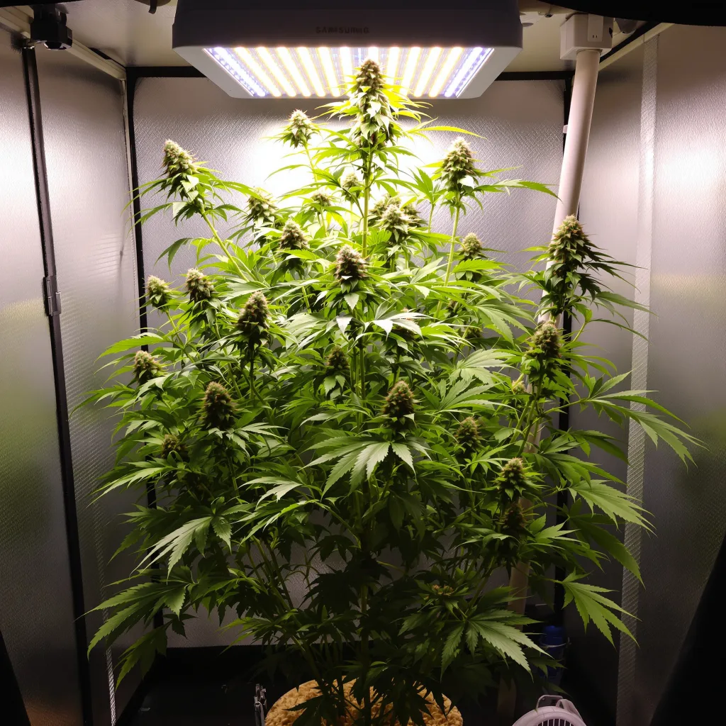 Ghost Train Haze cannabis plant in flowering stage, 150-200 cm feminized