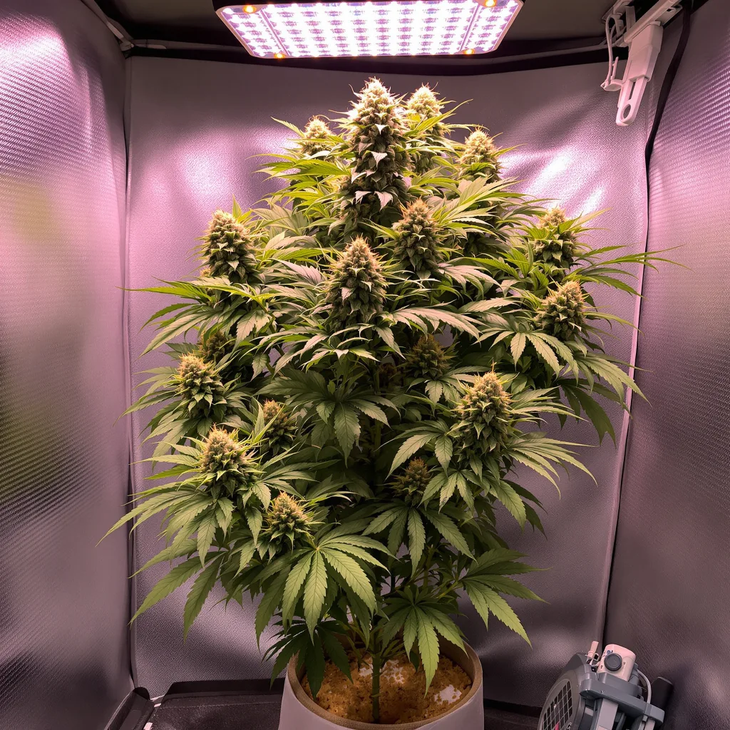 Gigabud cannabis plant in flowering stage — 120-180 cm feminized