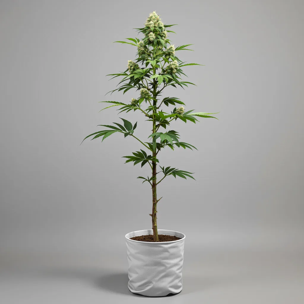 G.O.A.T Pack 50% indica / 50% sativa flower with visible trichomes
