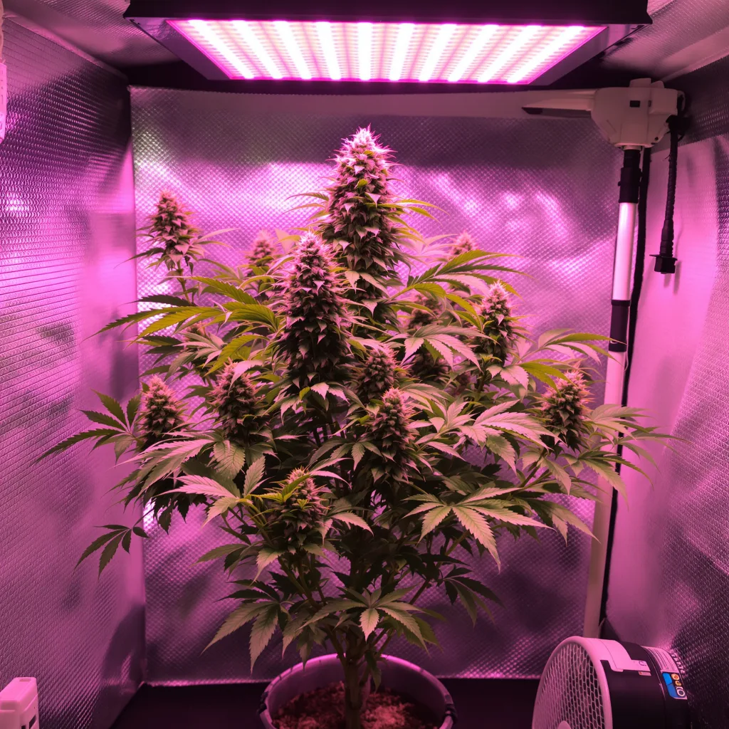 Goatlato cannabis plant in flowering stage, 60-100 cm autoflower