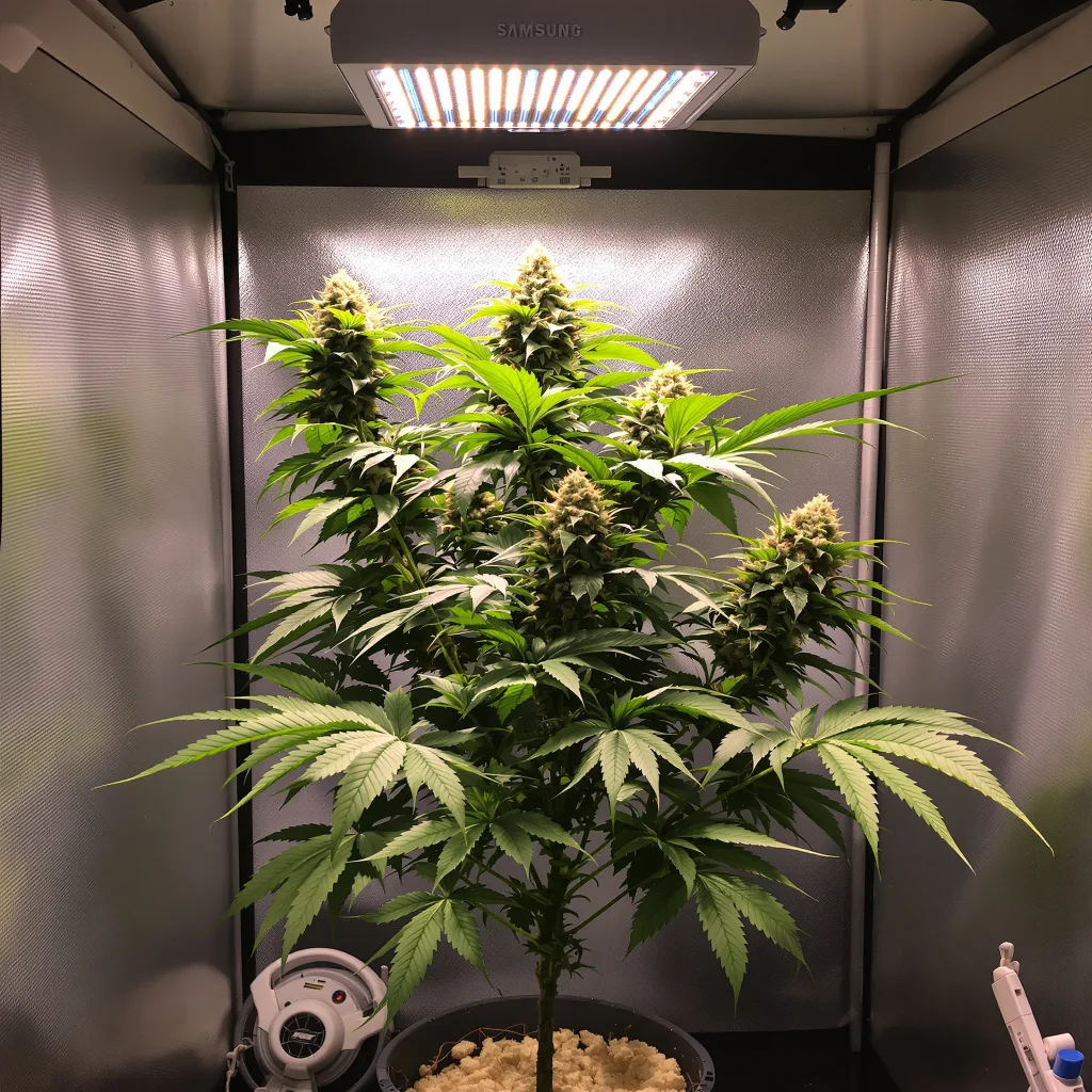 Grandpa Larry OG cannabis plant in flowering stage — 90-130 cm feminized