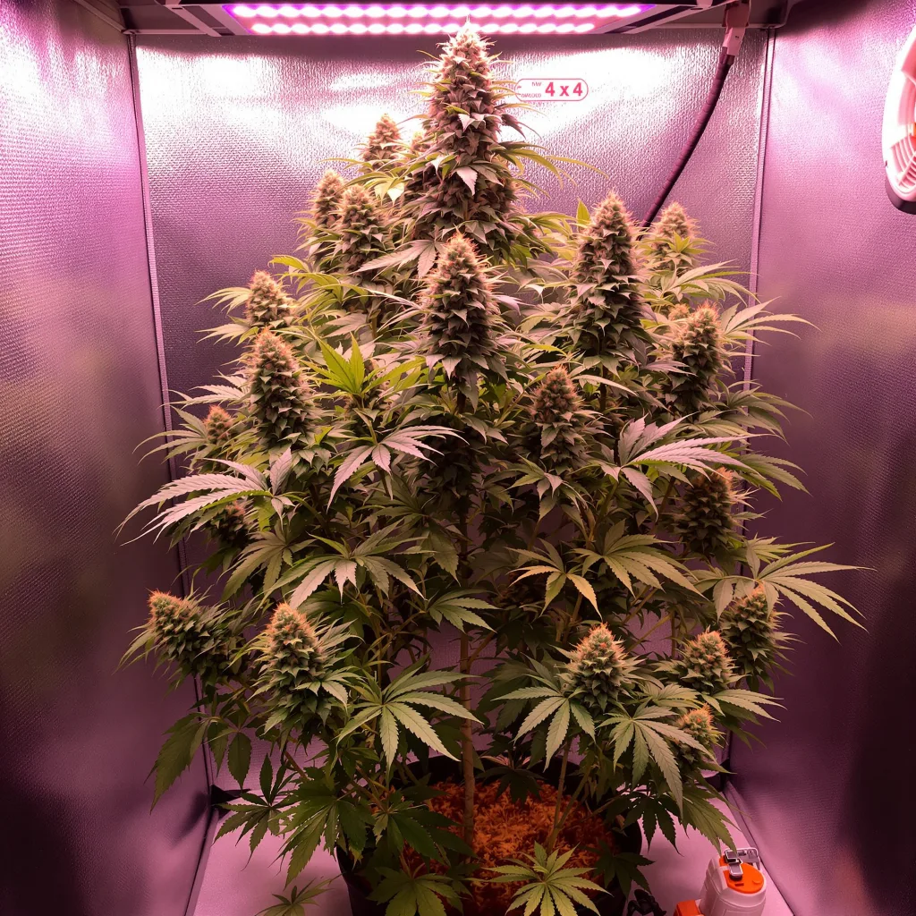 Grape Gas cannabis plant in flowering stage — 120-180 cm feminized