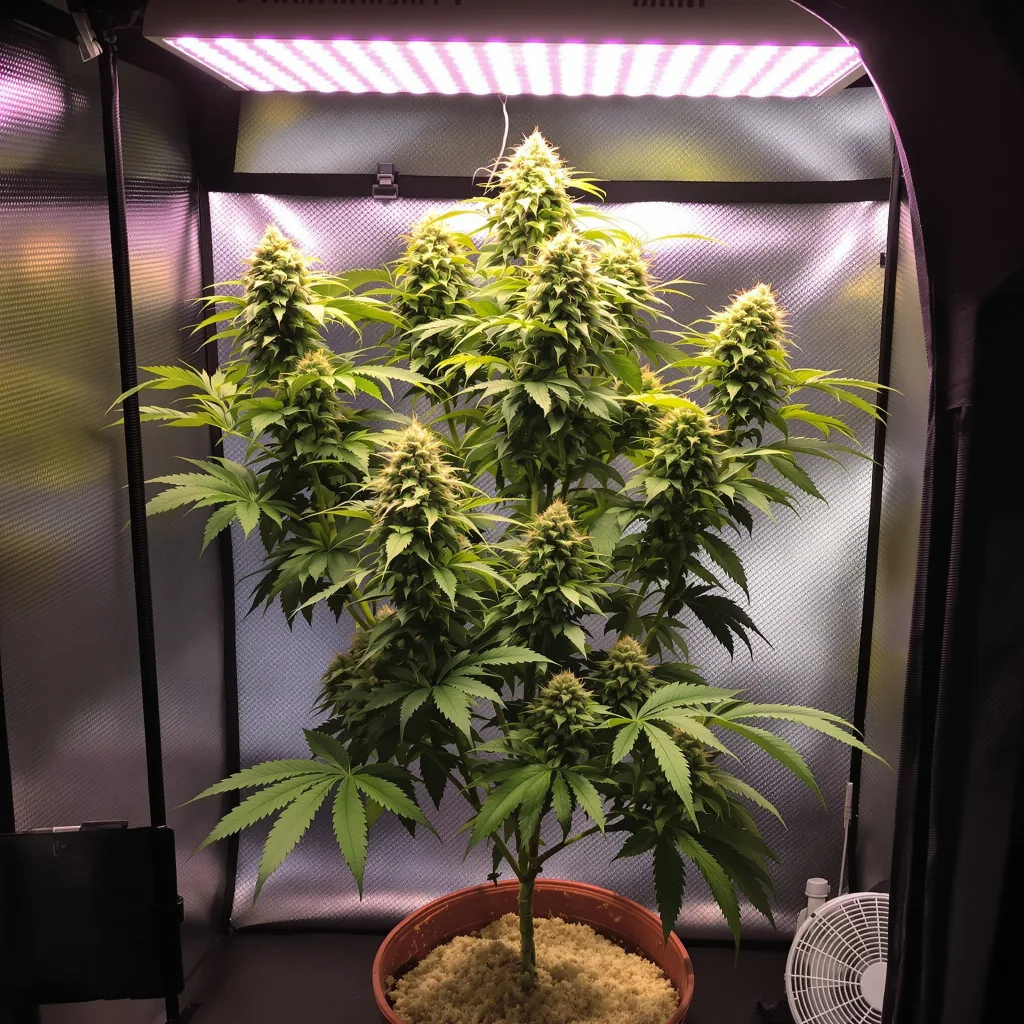 Grape Kush cannabis plant in flowering stage — 120-180 cm feminized