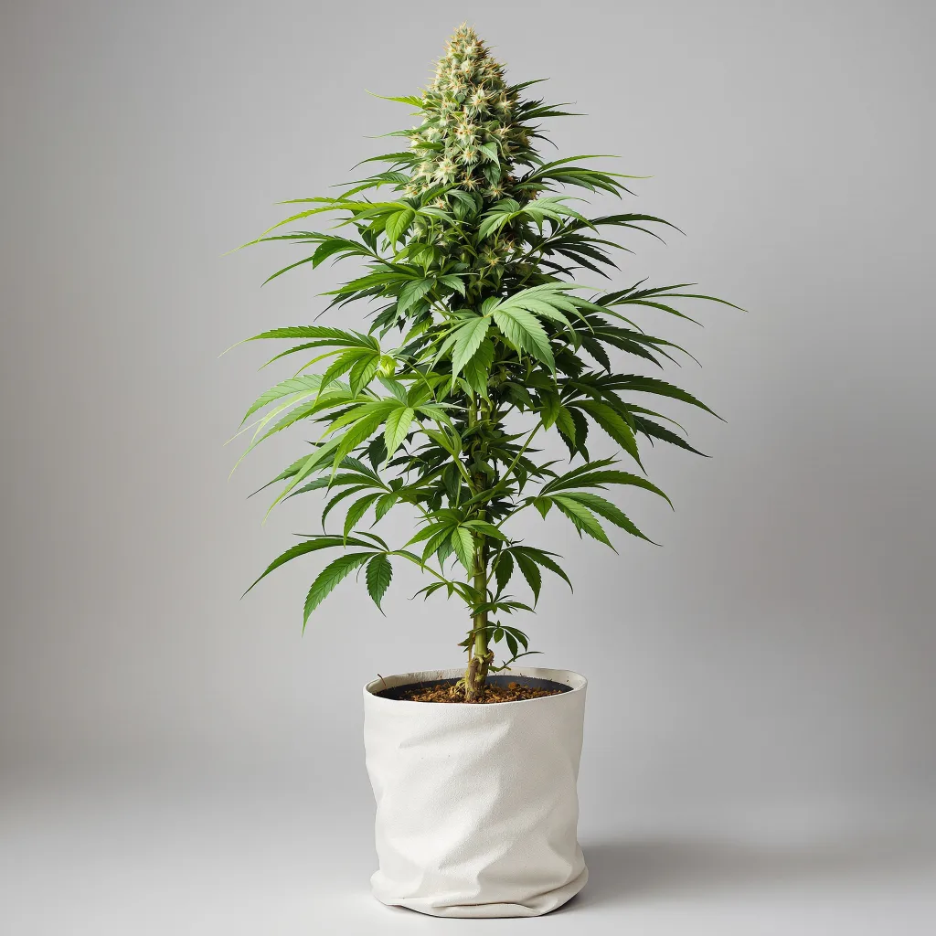 Grape Stomper 75% indica / 25% sativa flower with visible trichomes