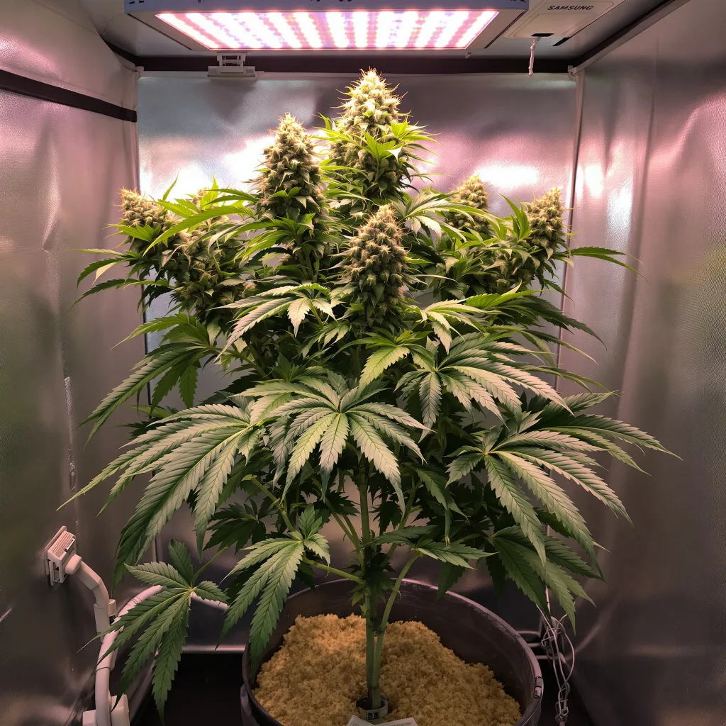 Gravity cannabis plant in flowering stage, 60-100 cm autoflower