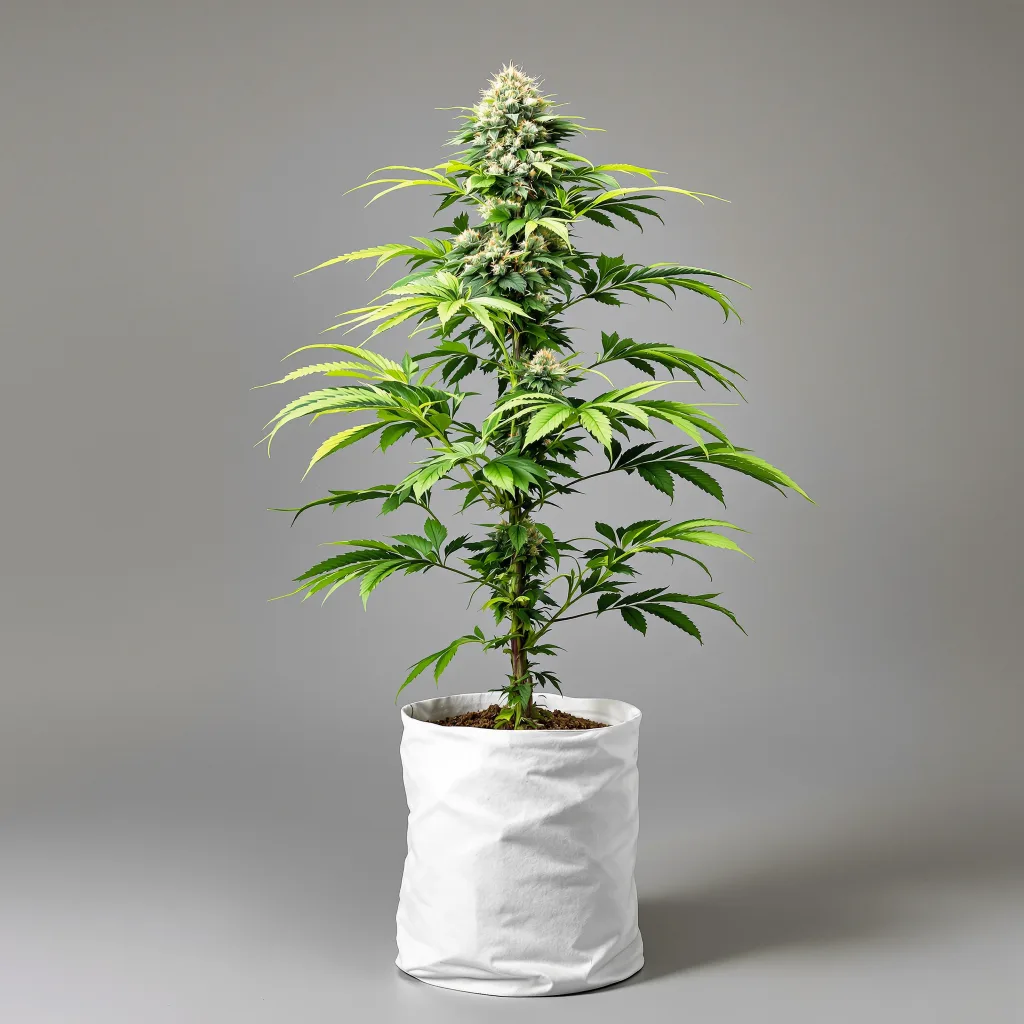 Green Crack 51% indica / 49% sativa flower with visible trichomes