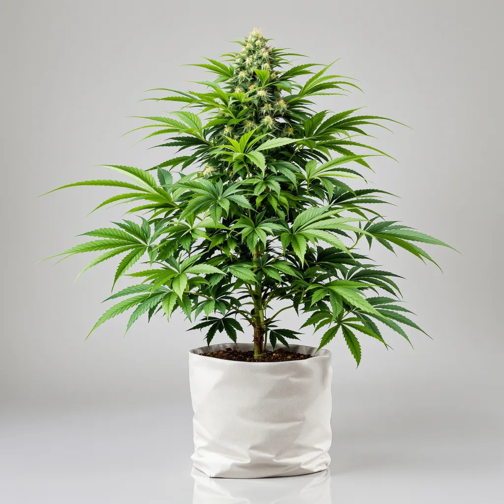 Green Crack Punch 84% indica / 16% sativa flower with visible trichomes