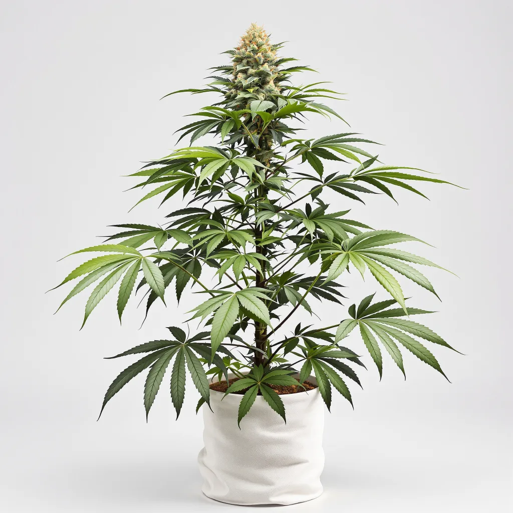 Green Crack Punch 84% indica / 16% sativa flower with visible trichomes