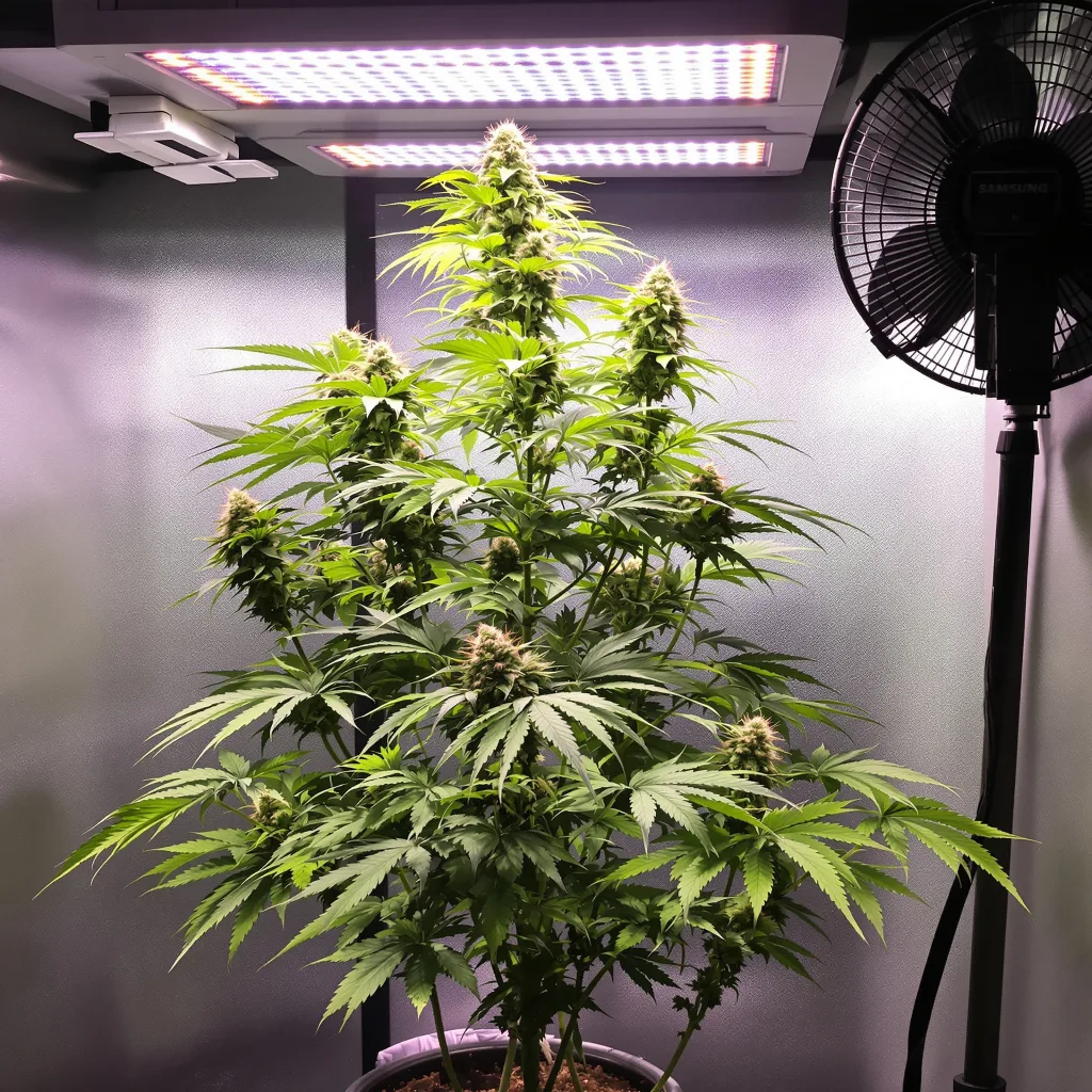 Grilled Cheese cannabis plant in flowering stage, 60-100 cm autoflower