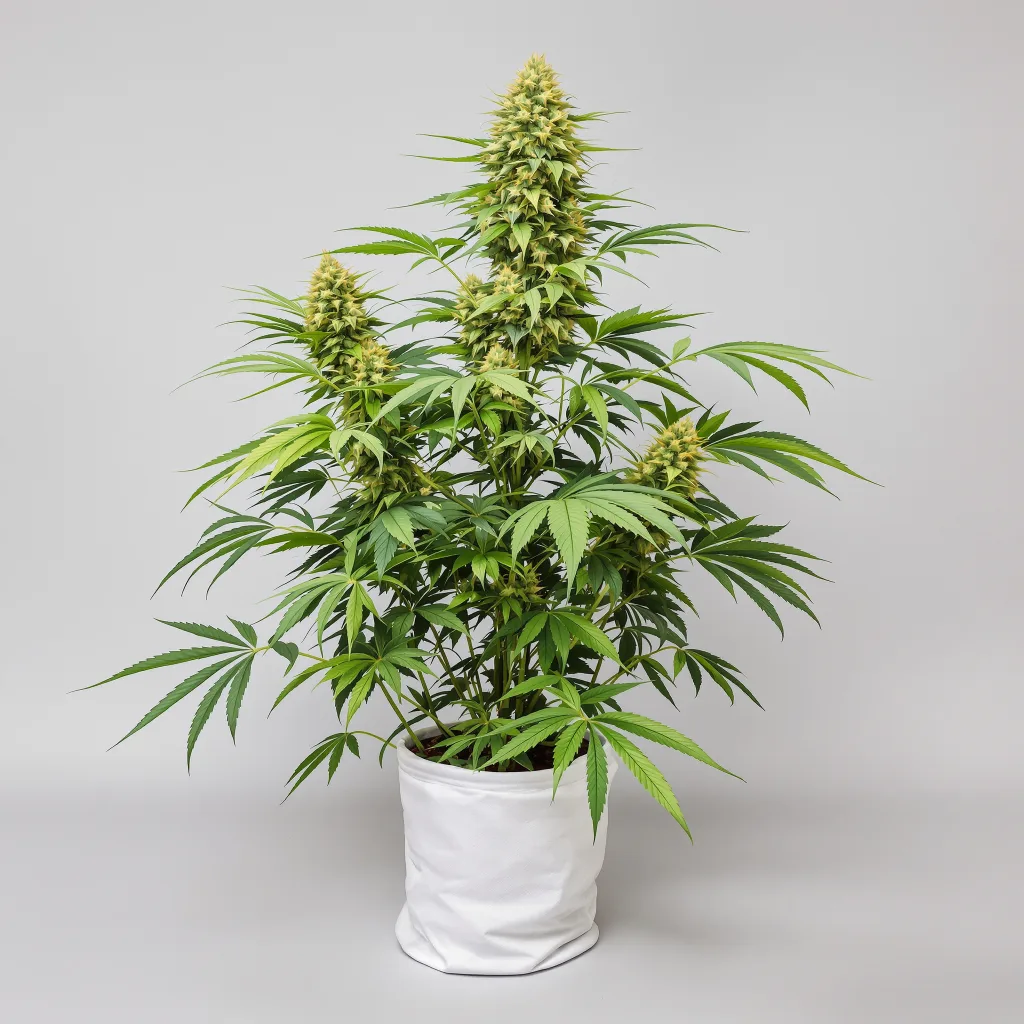 Grimace 79% indica / 21% sativa flower with visible trichomes