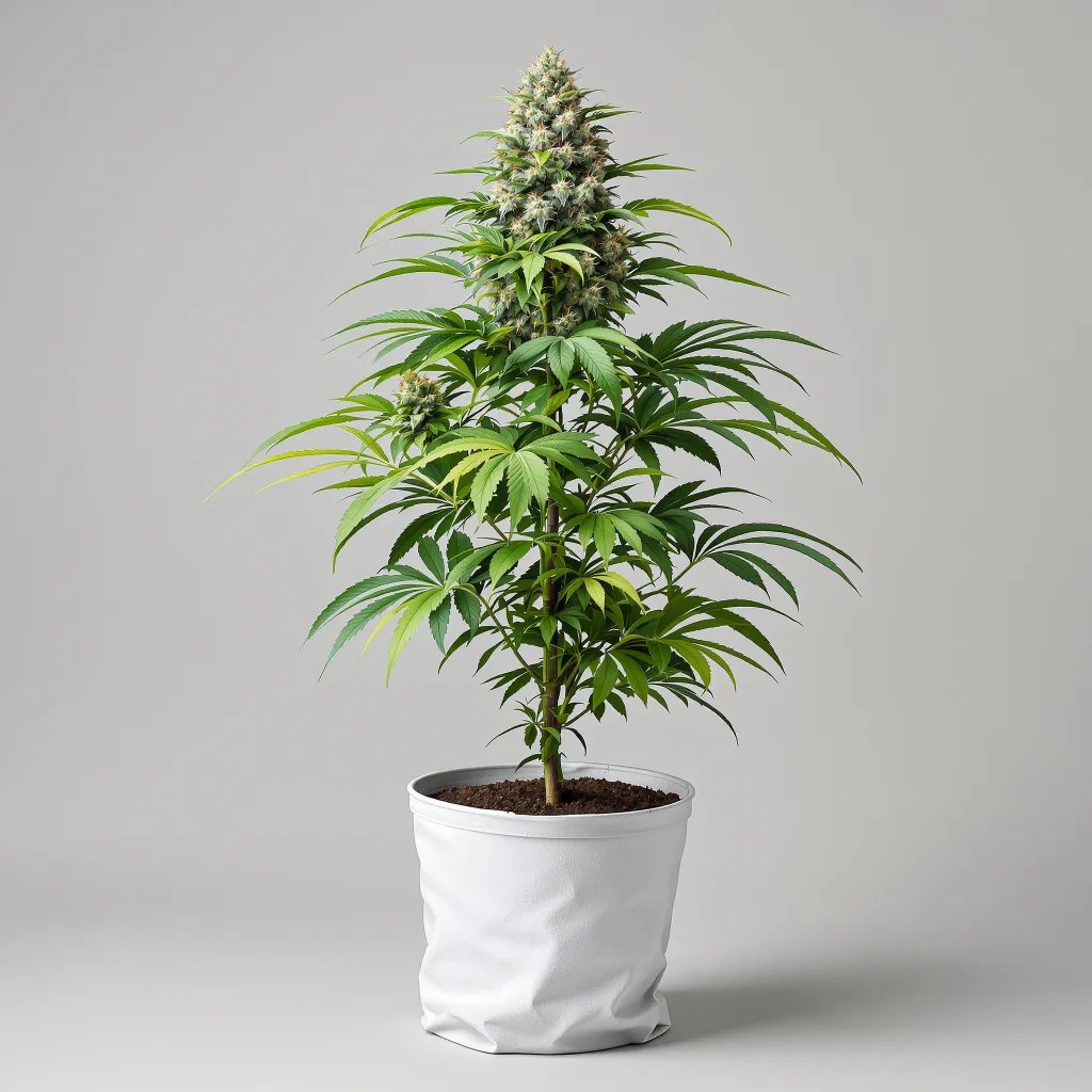 Hash Plant 80% indica / 20% sativa flower with visible trichomes