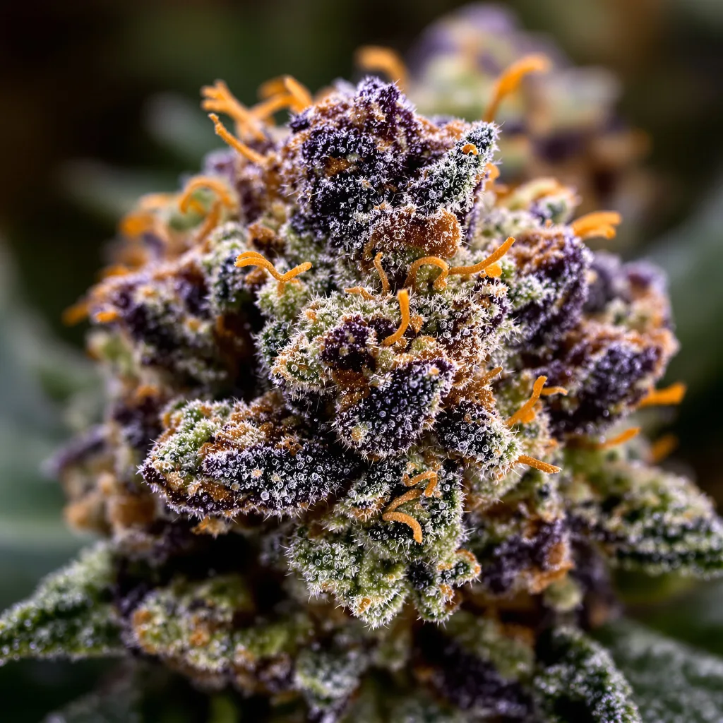 Hawaiian Purple Kush cannabis plant in flowering stage, 90-130 cm feminized