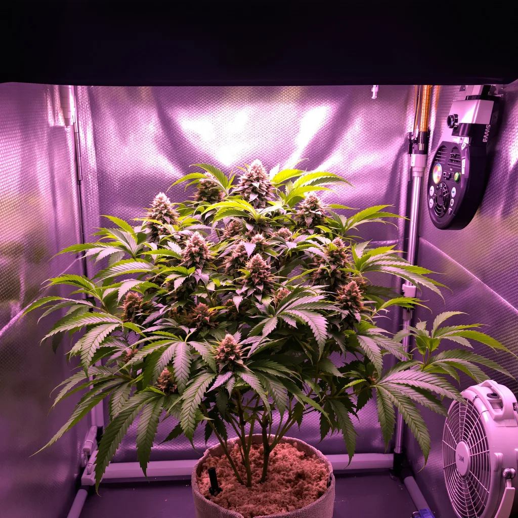 High Resin Strains Mixpack 68% indica / 32% sativa flower with visible trichomes