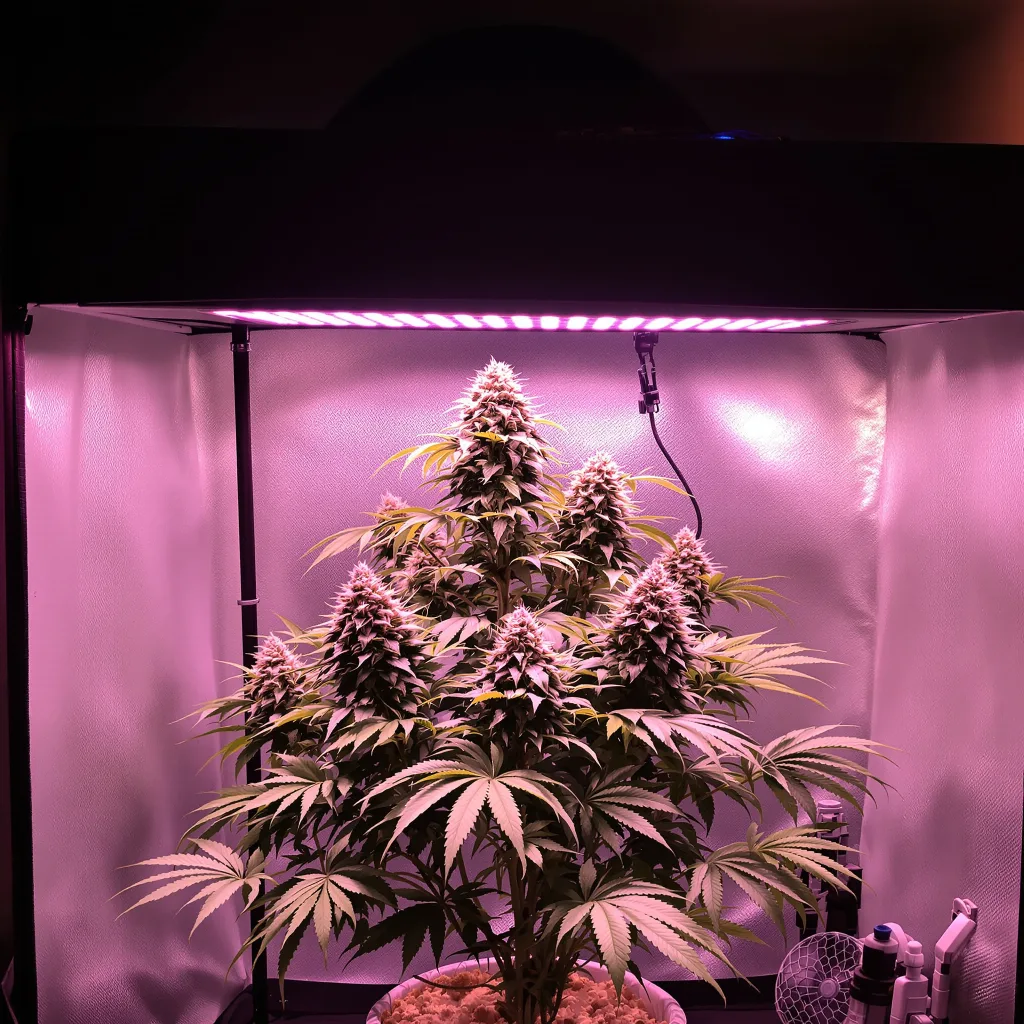 Hyper Critical cannabis plant in flowering stage, 60-100 cm autoflower