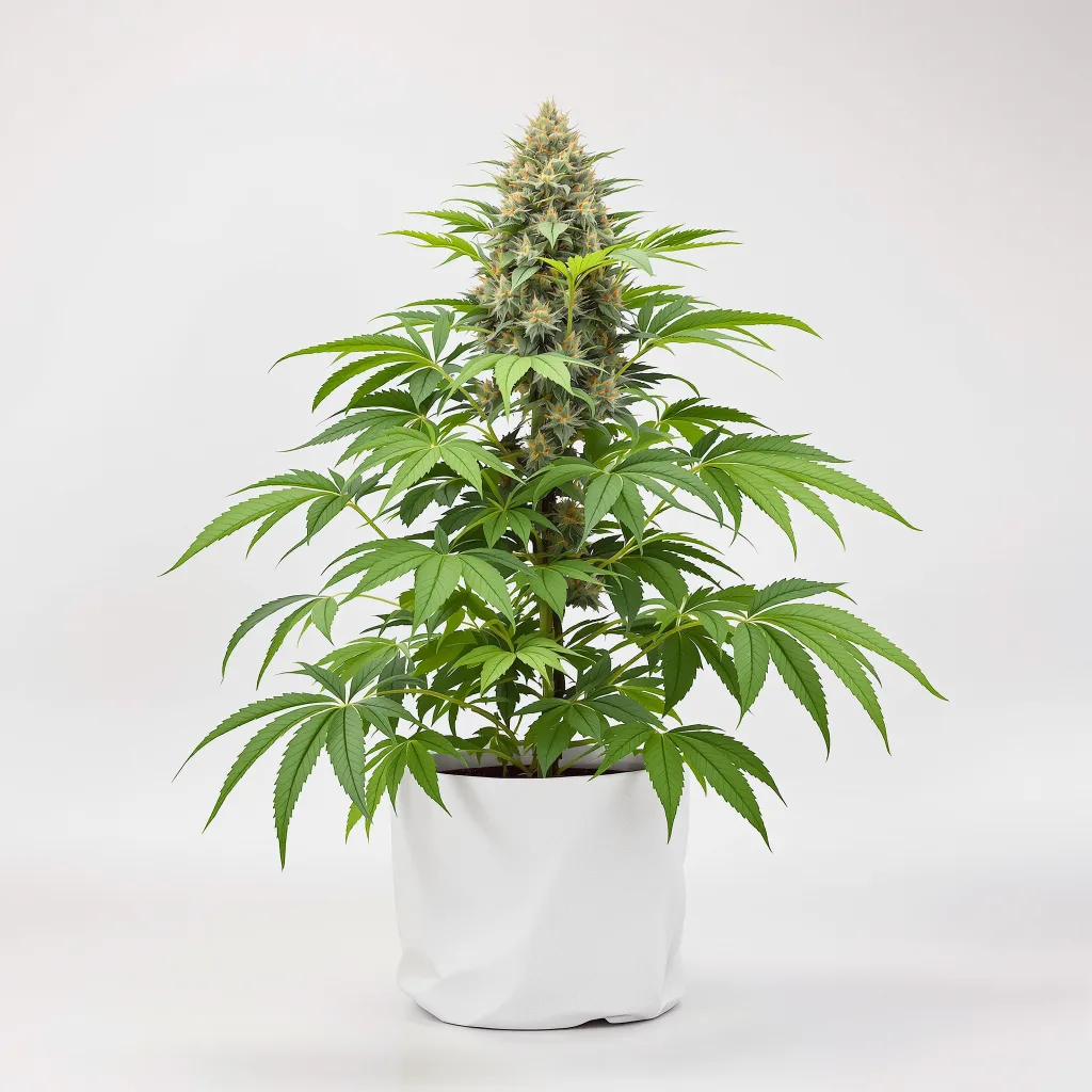 Ice Cream Cake 70% indica / 30% sativa flower with visible trichomes