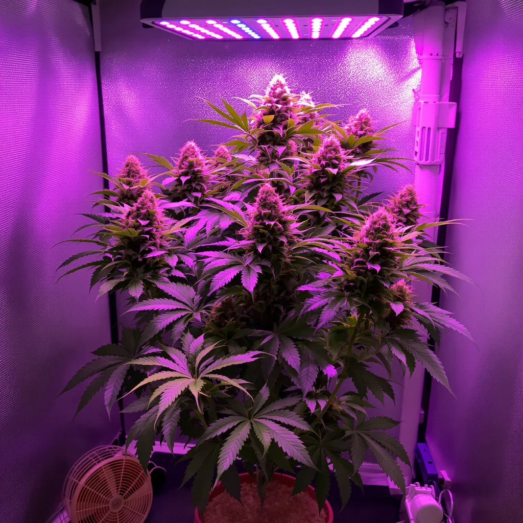 Illuminati OG cannabis plant in flowering stage, 60-100 cm autoflower