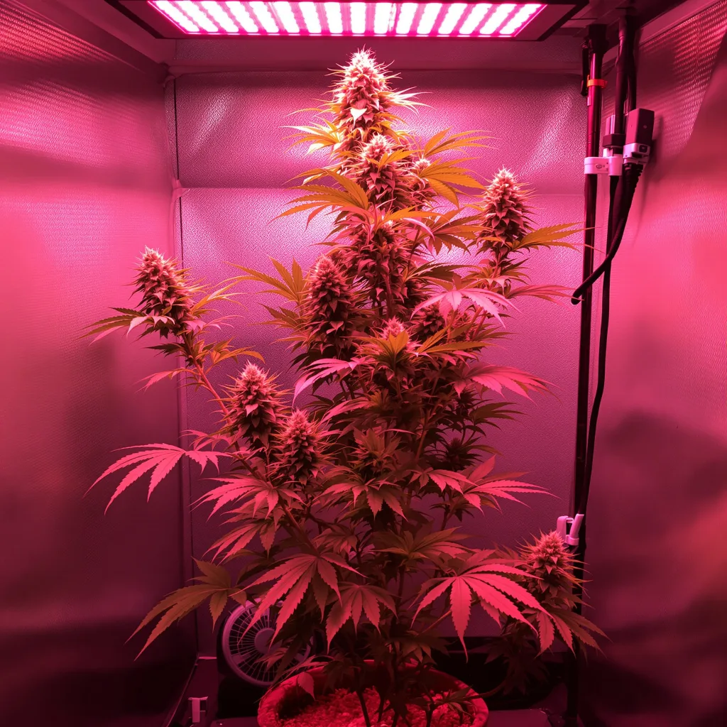 Industrial Plant cannabis plant in flowering stage, 60-100 cm autoflower