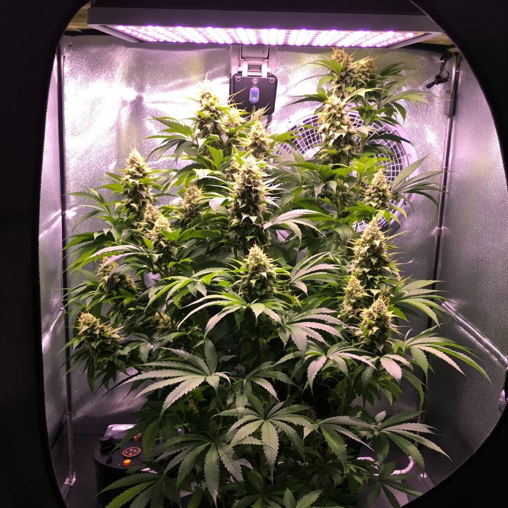 Jager cannabis plant in flowering stage, 90-130 cm feminized