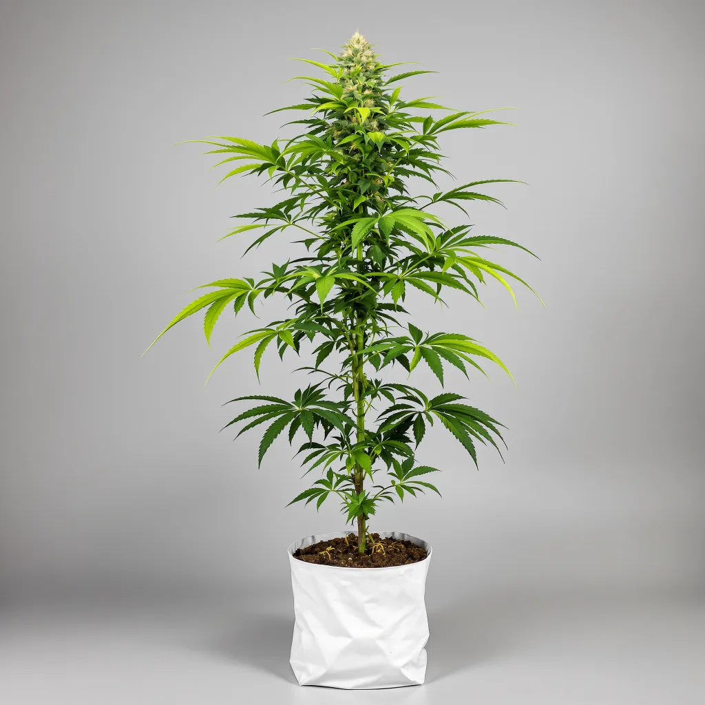 Jedi Kush 90% indica / 50% sativa flower with visible trichomes
