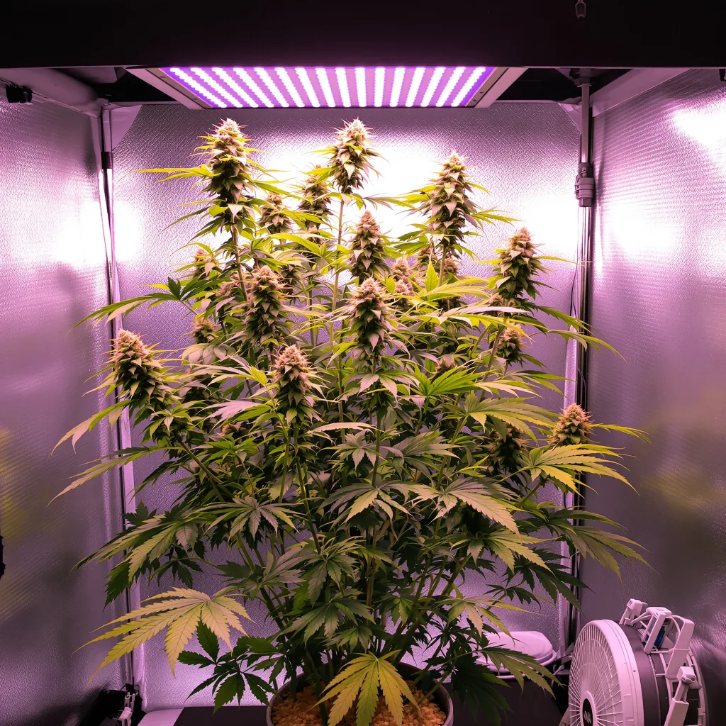 Jesus OG cannabis plant in flowering stage, 150-200 cm feminized