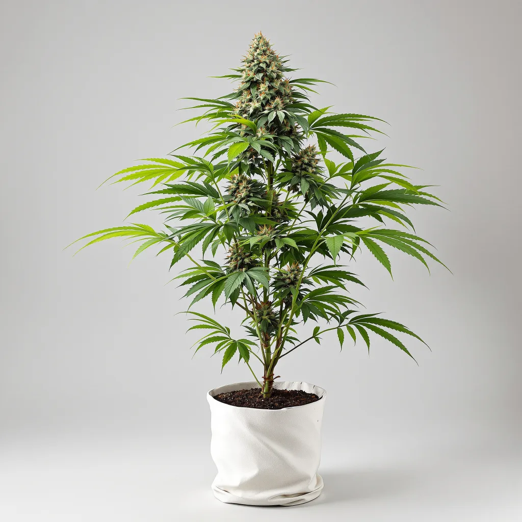 LA Ultra cannabis bud close-up showing dense purple-tinged calyxes