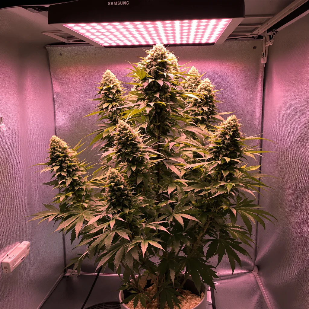 Lemon Skunk cannabis plant in flowering stage, 120-180 cm feminized