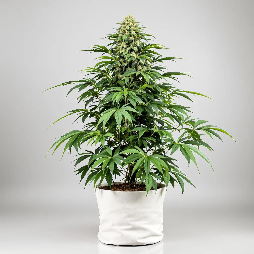 Lucky Dog 81% indica / 19% sativa flower with visible trichomes