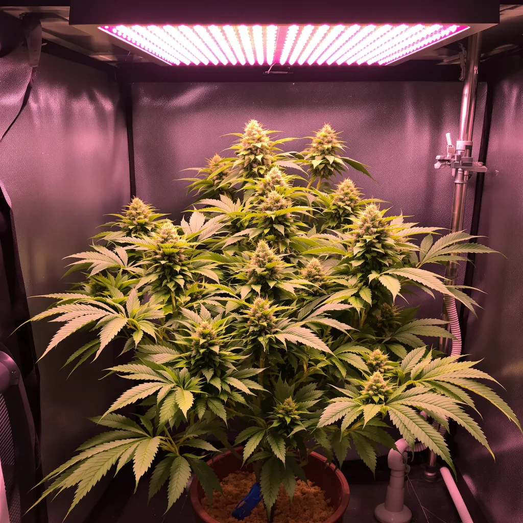 Mandarine cannabis plant in flowering stage, 90-130 cm feminized