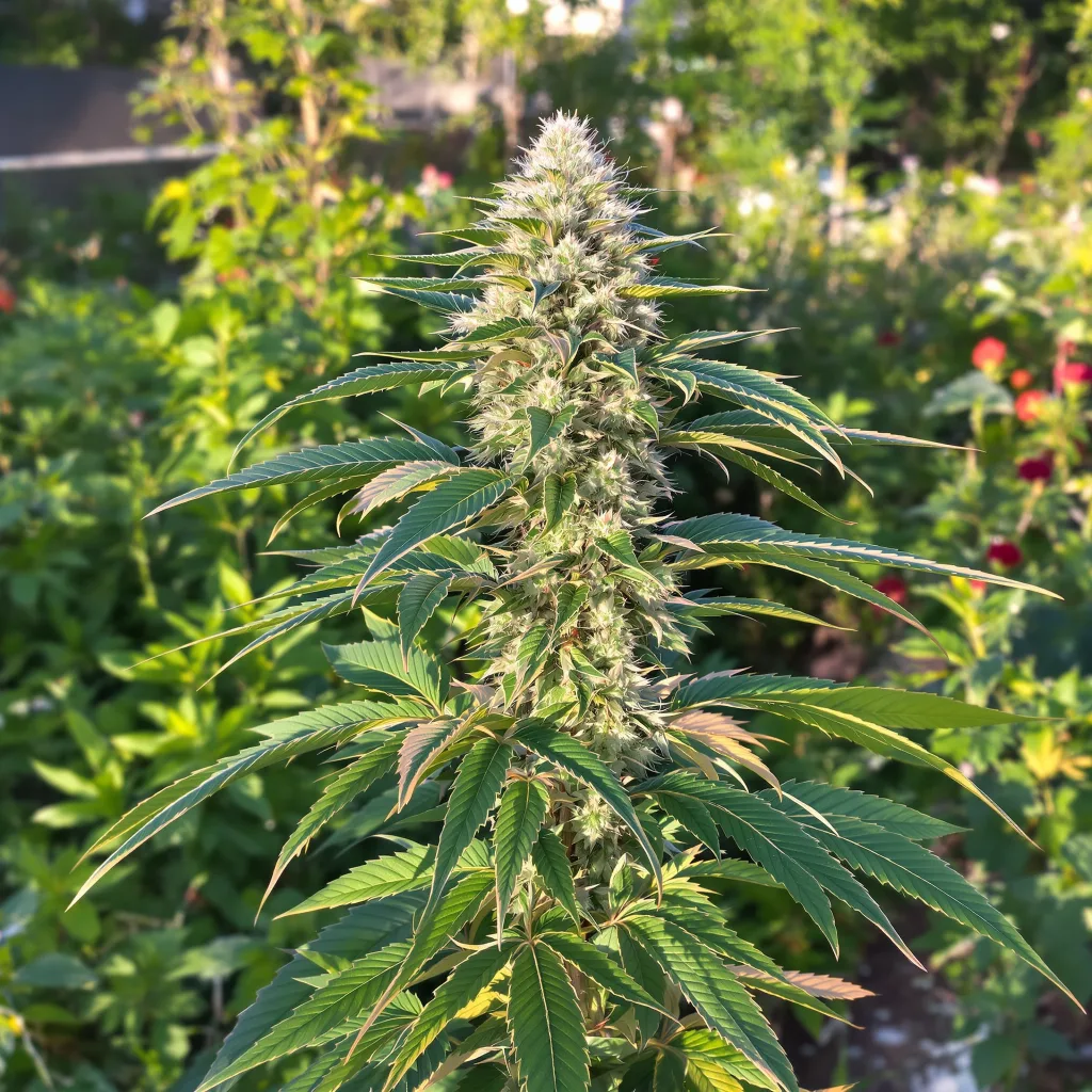 Master Bubba cannabis plant in flowering stage, 120-180 cm feminized