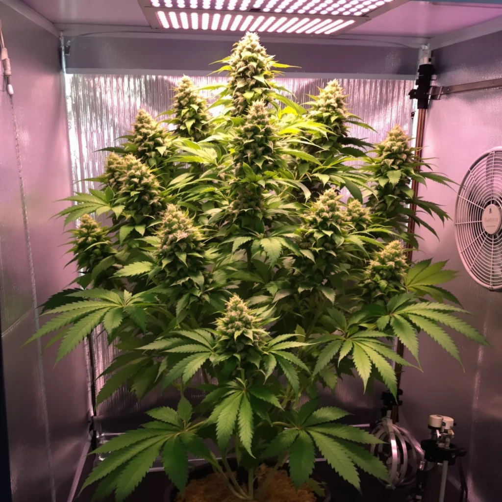 Master Jedi cannabis plant in flowering stage, 120-180 cm feminized