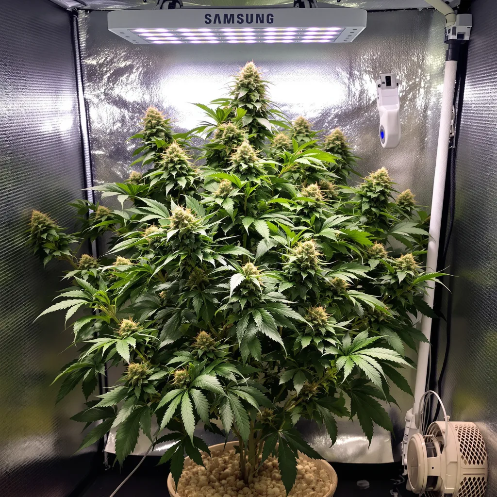 Mazar cannabis plant in flowering stage, 60-100 cm autoflower