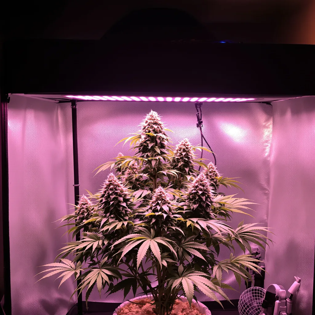 Medicine Man cannabis plant in flowering stage, 60-100 cm autoflower