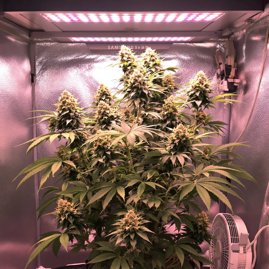 Mendo Breath cannabis plant in flowering stage, 120-180 cm feminized