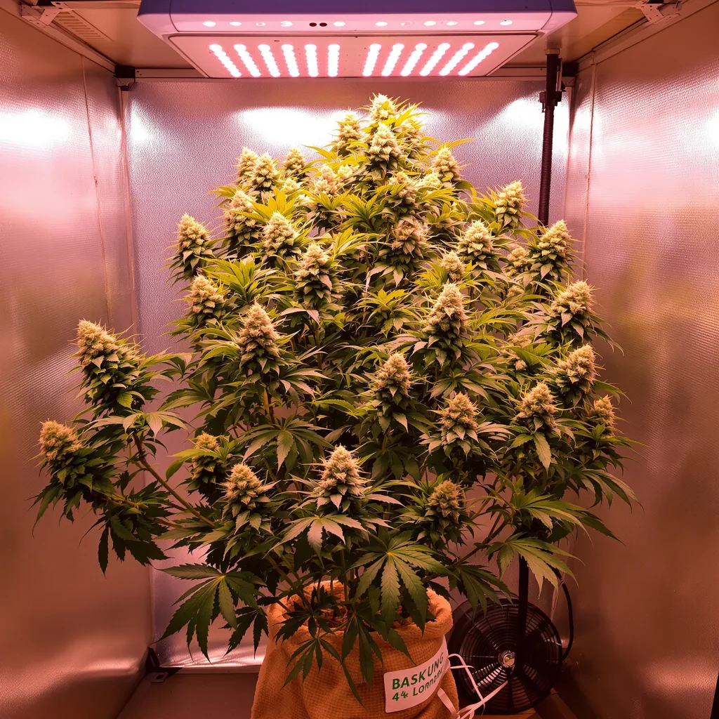 Mob Boss cannabis plant in flowering stage, 60-100 cm autoflower